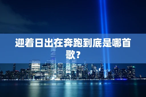 迎着日出在奔跑到底是哪首歌？