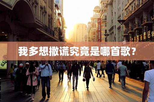 我多想撒谎究竟是哪首歌？