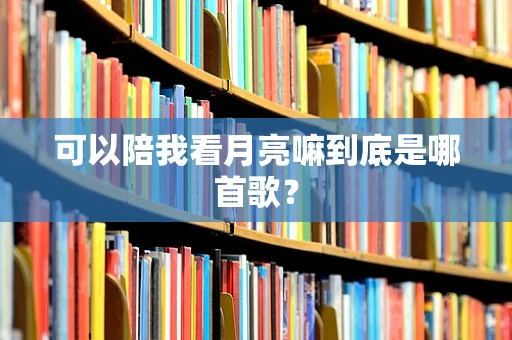 可以陪我看月亮嘛到底是哪首歌？