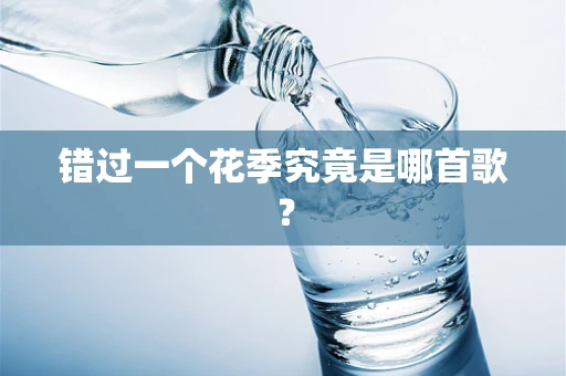 错过一个花季究竟是哪首歌？