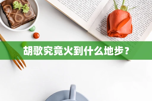 胡歌究竟火到什么地步？
