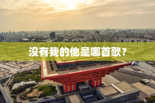 没有我的他是哪首歌？