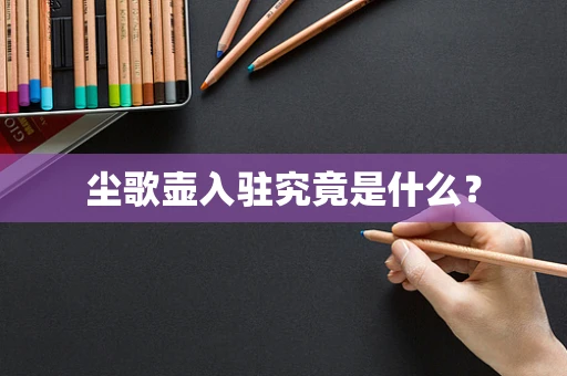 尘歌壶入驻究竟是什么？