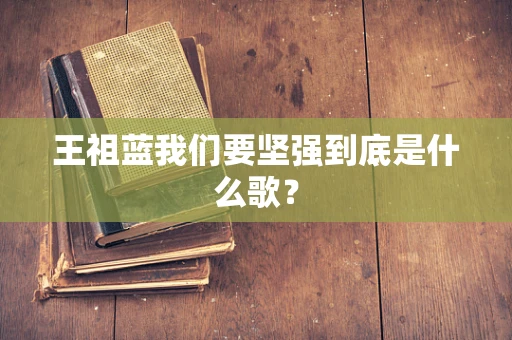 王祖蓝我们要坚强到底是什么歌？