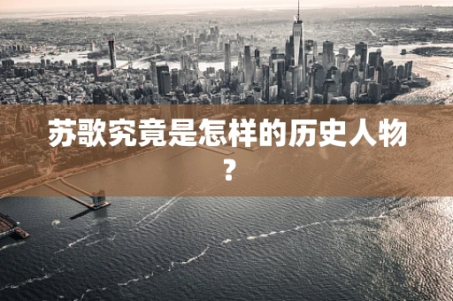 苏歌究竟是怎样的历史人物？