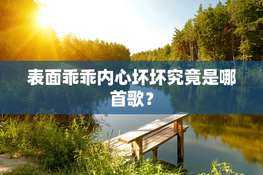 表面乖乖内心坏坏究竟是哪首歌？