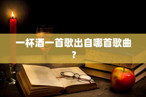 一杯酒一首歌出自哪首歌曲？
