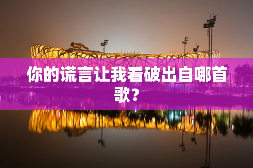 你的谎言让我看破出自哪首歌？