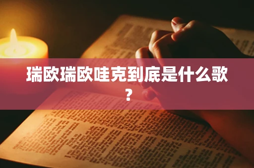 瑞欧瑞欧哇克到底是什么歌？