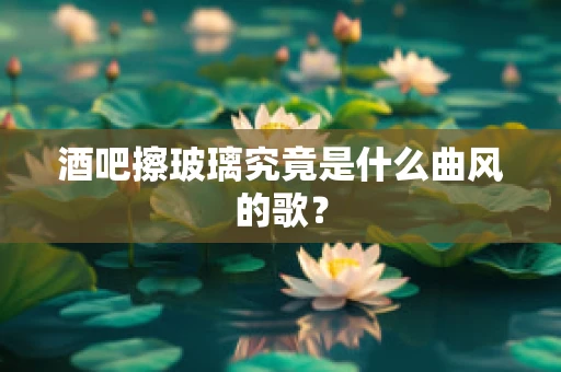 酒吧擦玻璃究竟是什么曲风的歌？
