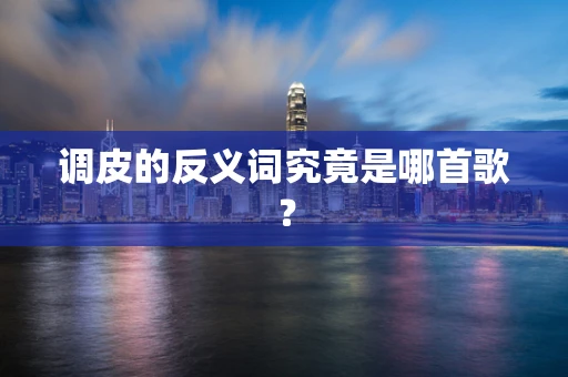 调皮的反义词究竟是哪首歌？