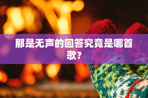 那是无声的回答究竟是哪首歌？