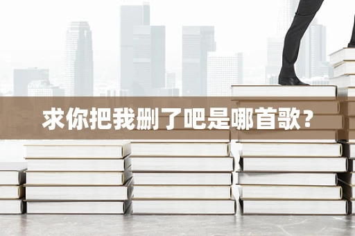 求你把我删了吧是哪首歌？