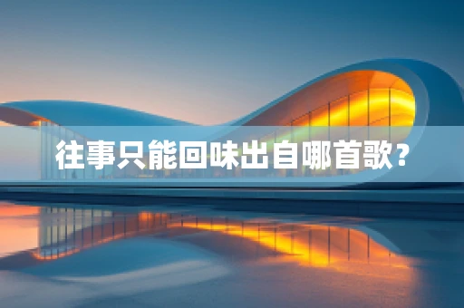 往事只能回味出自哪首歌？