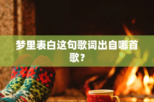 梦里表白这句歌词出自哪首歌？