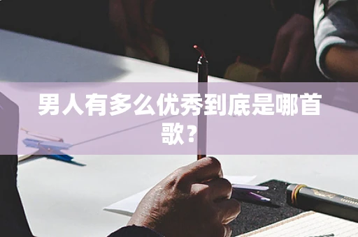 男人有多么优秀到底是哪首歌？