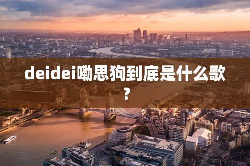 deidei嘞思狗到底是什么歌？