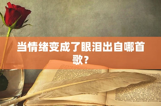 当情绪变成了眼泪出自哪首歌？