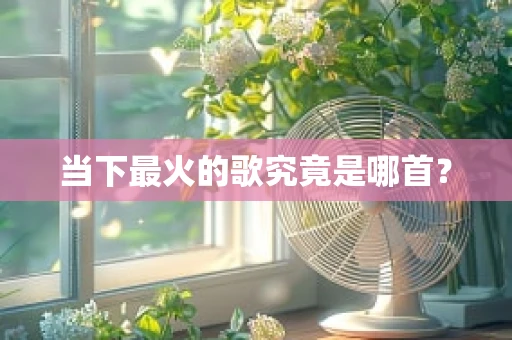 当下最火的歌究竟是哪首？