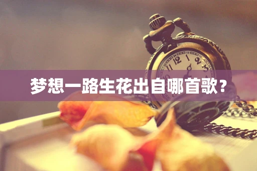 梦想一路生花出自哪首歌？