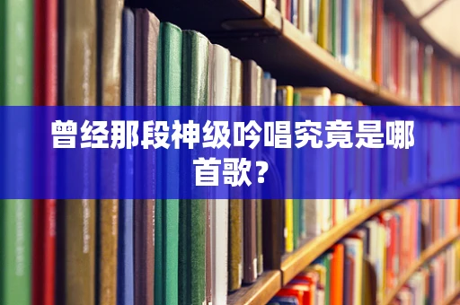 曾经那段神级吟唱究竟是哪首歌？