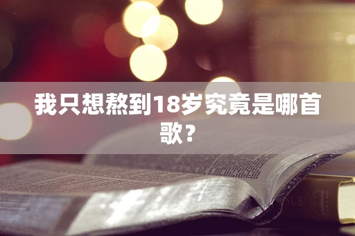我只想熬到18岁究竟是哪首歌？