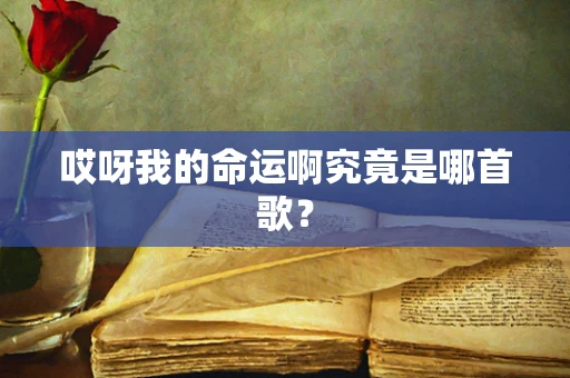 哎呀我的命运啊究竟是哪首歌？