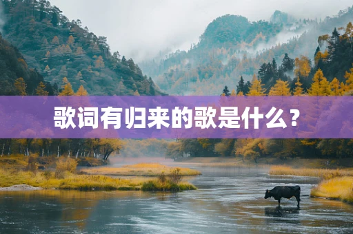 歌词有归来的歌是什么？