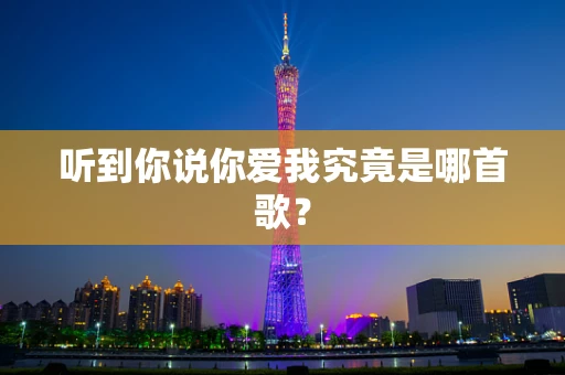 听到你说你爱我究竟是哪首歌？