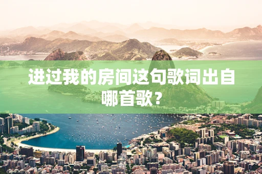 进过我的房间这句歌词出自哪首歌？