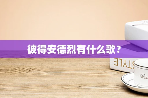 彼得安德烈有什么歌？