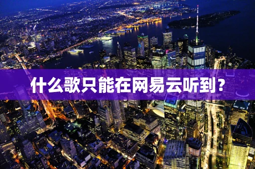 什么歌只能在网易云听到？