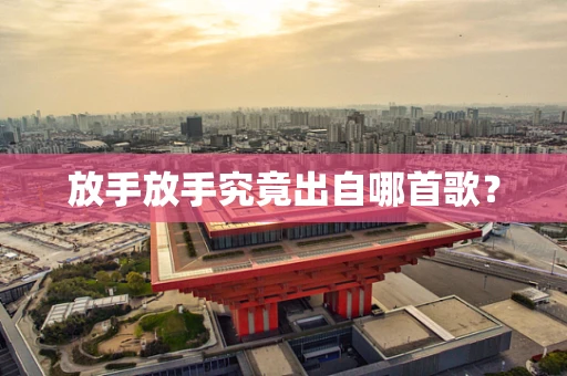 放手放手究竟出自哪首歌？