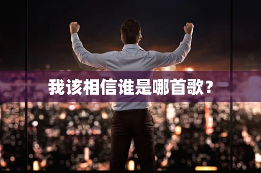 我该相信谁是哪首歌？