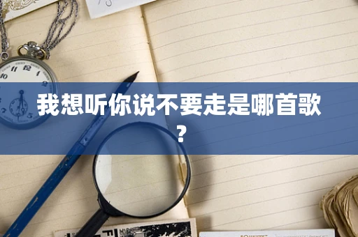 我想听你说不要走是哪首歌？