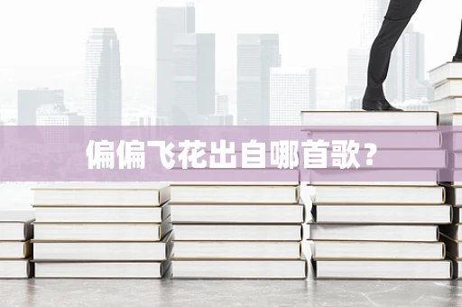 偏偏飞花出自哪首歌？