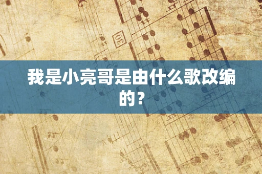 我是小亮哥是由什么歌改编的？