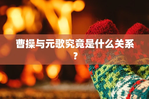 曹操与元歌究竟是什么关系？