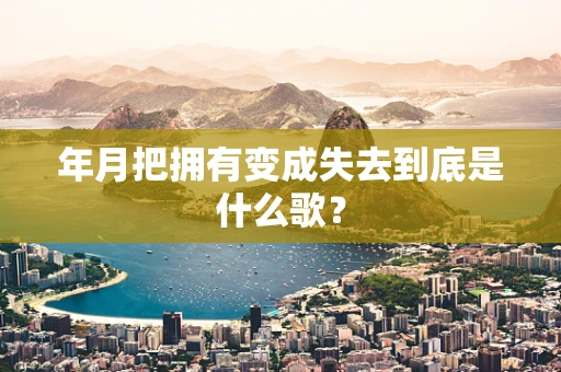 年月把拥有变成失去到底是什么歌？
