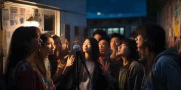 宿舍合唱的天黑黑究竟是首什么歌？