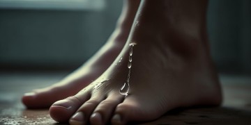 清眼泪淌到脚面上究竟是哪首歌？