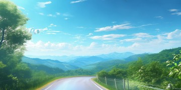 公路上的青山绿水到底是哪首歌？